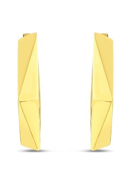 14 Ayar Surface Tasarım Halka Altın Küpe fiyatları