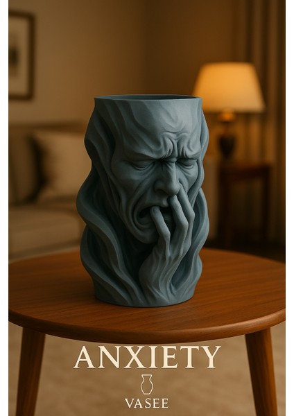 Vazo Sanatı – Duygu Dolu Insan Yüzü Düzenleyici Saksı