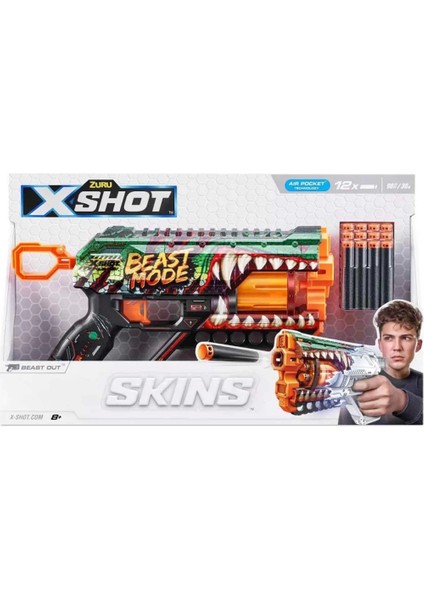 Bfs X-Shot Skins Griefer Dart Fırlatıcı 12 Dartlı indirimleri