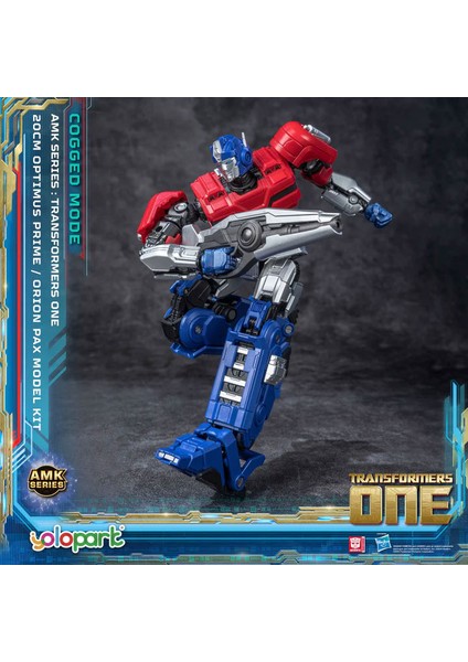 Transformers Orion Pax Optimus Prime Cogged Mode Başlangıç Model Kit Parçalı Figür 20 cm modelleri