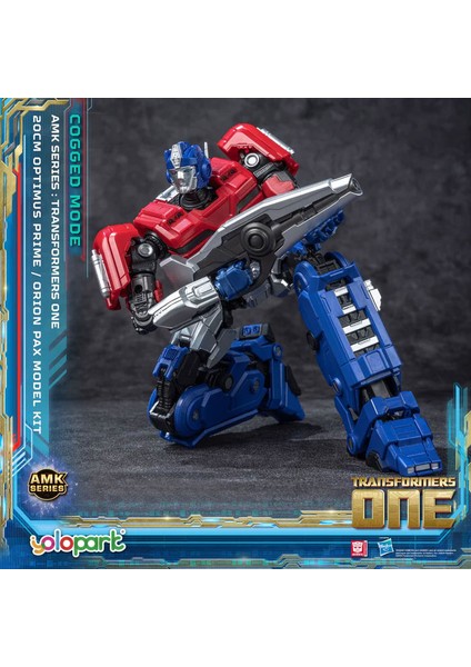 Transformers Orion Pax Optimus Prime Cogged Mode Başlangıç Model Kit Parçalı Figür 20 cm