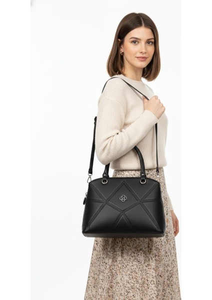 Kadın Kutu Model El ve Omuz Çantası