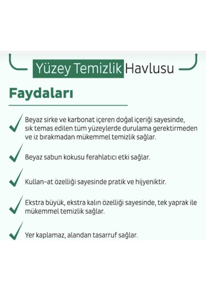 Easy Clean Yüzey Temizlik Havlusu 100’LÜ fiyatları