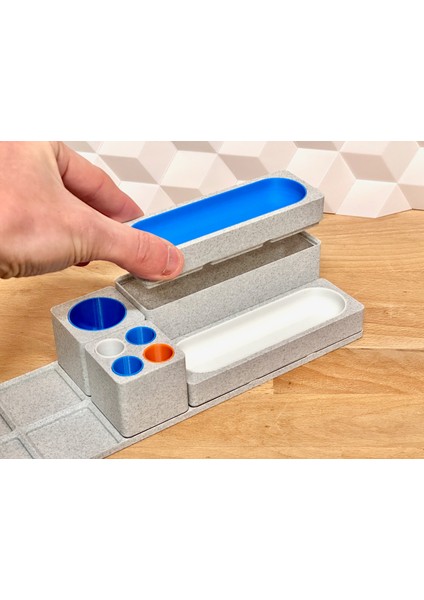 Gridfinity Tepsi / Kase - Masa Için Her Şeyi Kapsayan Düzenleyici fırsatları