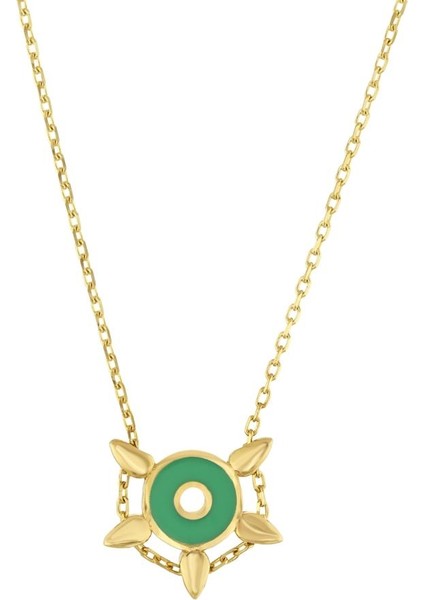 14 Ayar Vert Tasarım Altın Kolye