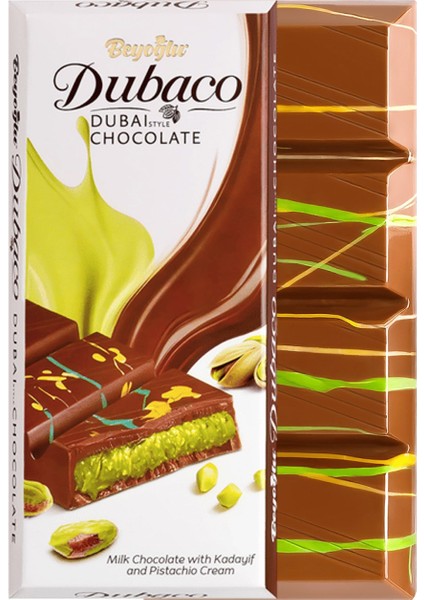 Dubaco Çıtır Kadayıflı 95 gr ve Matcha Çikolata 95 gr 4 Lü Karma Paket fiyatları