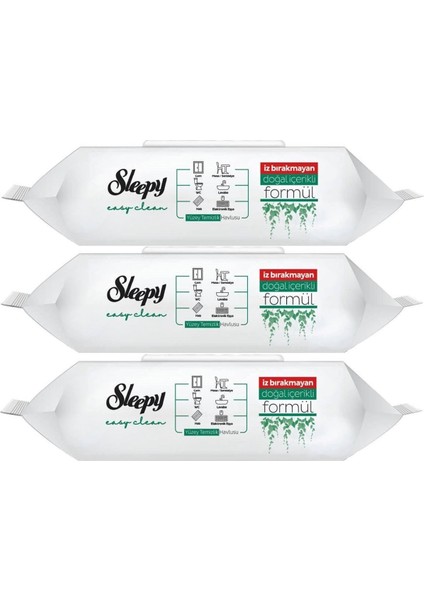 Easy Clean Yüzey Temizlik Havlusu 100 Yaprak Plastik Kapaklı (3 Lü Set) 300 Yaprak
