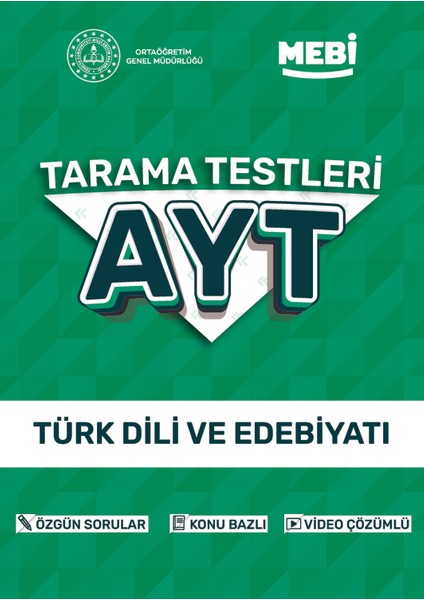 Ayt Tarama Testleri Tüm Dersler (Meb)