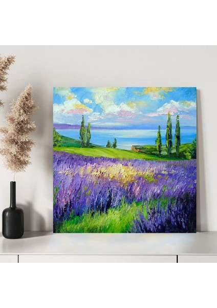 Lavanta Rüyası Kanvas Tablo modelleri