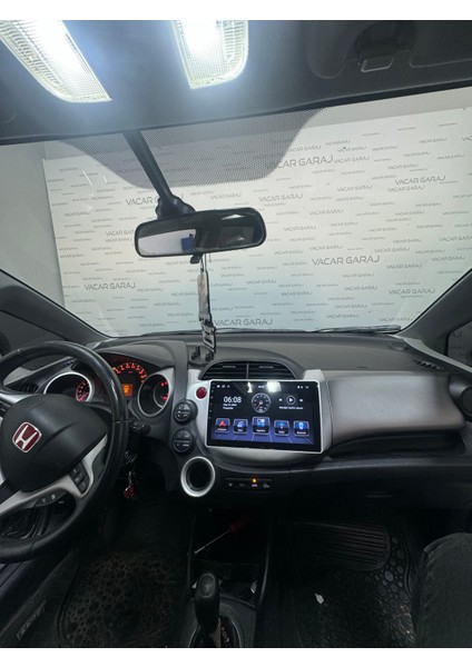 Honda Jazz 2009-13 10" Gri Uyumlu Android Multimedia Gerçek 4/64 Kablosuz Carplay Geri Görüş Kameralı modelleri
