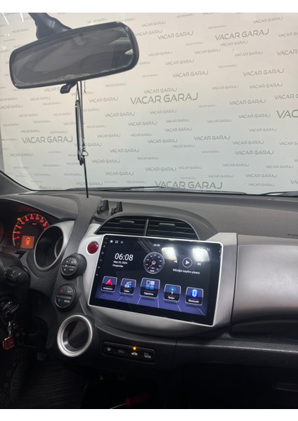 Honda Jazz 2009-13 10" Gri Uyumlu Android Multimedia Gerçek 4/64 Kablosuz Carplay Geri Görüş Kameralı fırsatları