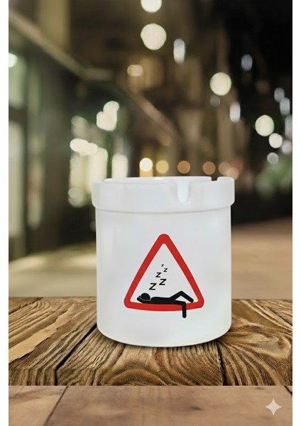 "uykucu" Tasarımlı Kokusuz At Söndür Porselen Küllük