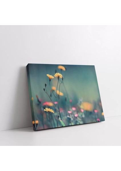Sarı Çiçek Kanvas Tablo fiyatları