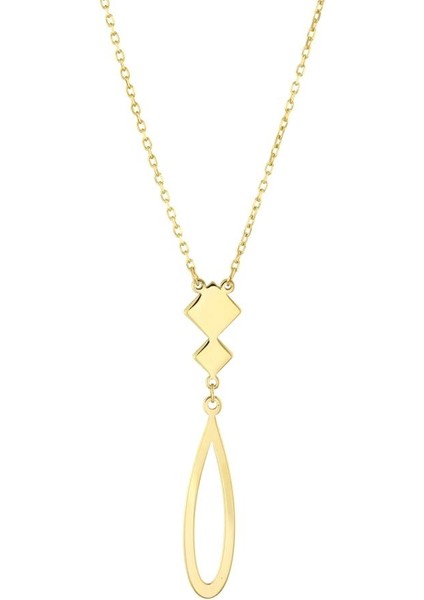 14 Ayar Pesca Tasarım Altın Kolye