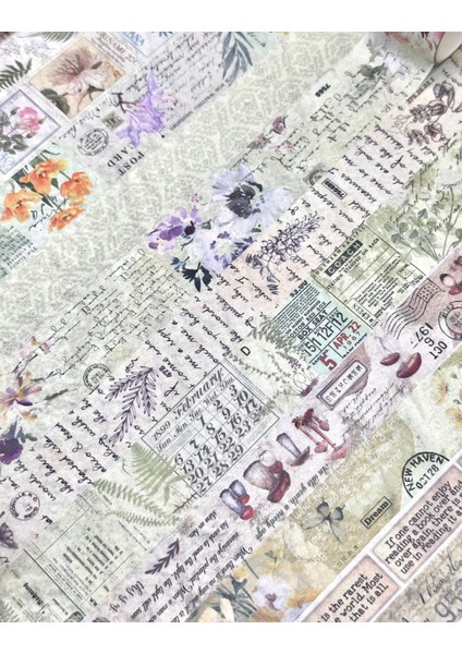 Vintage Botanik 20’li Washibant Seti Wilderness Remains Serisi (202M)MASKING Tapedesenli Bant fiyatları