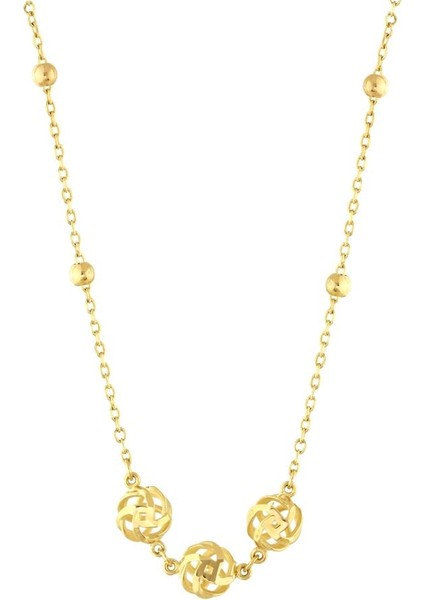 14 Ayar Golden Tasarım Altın Kolye