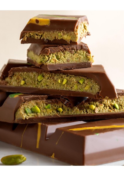 Dubaco Çıtır Kadayıflı ve Antep Fıstıklı Çikolata 95 gr x 2 Adet modelleri