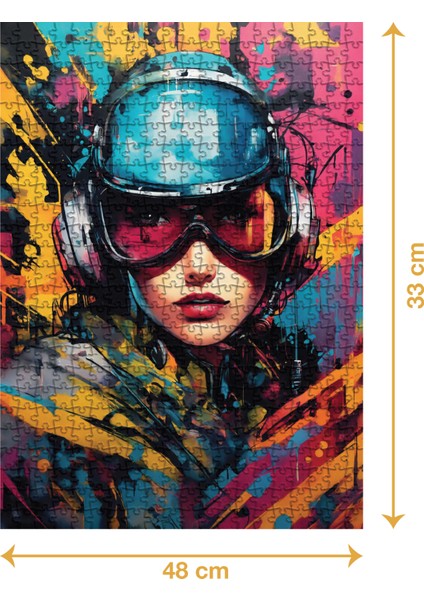 Pilot Kadın - 500 Parçalı Puzzle fiyatları