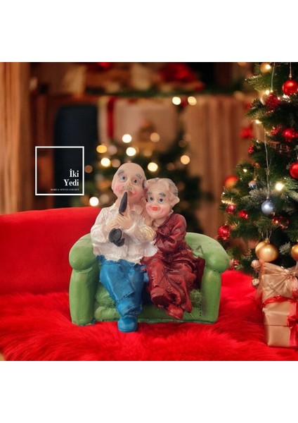 Mini Nine Dede Dekoratif Obje Anne Babaya Yaşlıya Hediye Hediyelik Eşyalar Sevimli Dekorasyon