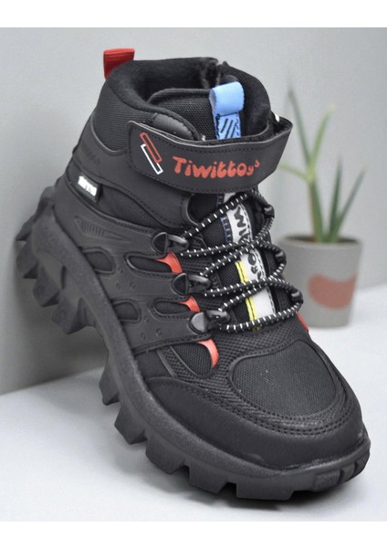 390U Ortopedik Taban Lastikli Cırtlı Kız Çocuk Bot Erkek Çocuk Bot Unisex Çocuk Bot