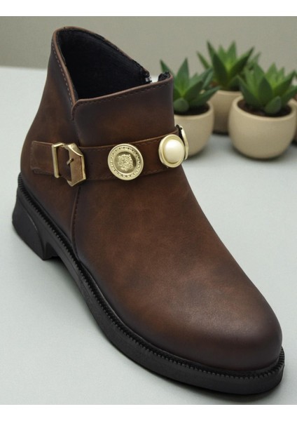 4569 Kadın Bot Ayakkabı Kaymaz Taban Fermuarlı Günlük Kadın Bot fiyatları