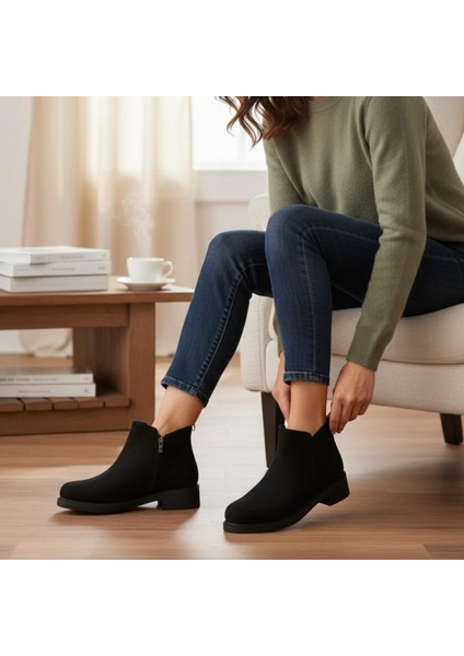 4571 Kaymaz Taban Fermuarlı Bağcıklı Günlük Kadın Bot Postal Kadın Bot fiyatları