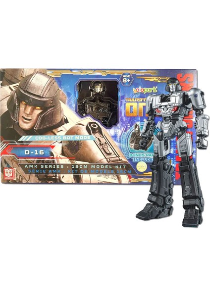 Transformers Megatron Başlangıç Rise Of The Beasts Amk Series Model Kit Parçalı Figür 16 cm