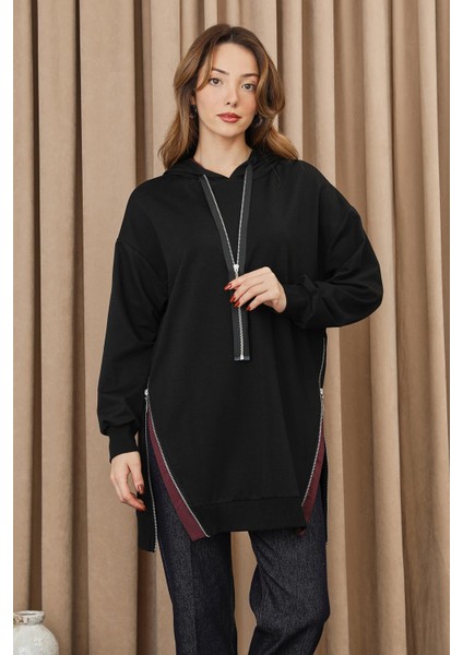 Kadın Fermuar Detaylı Tunik - 10731TUN