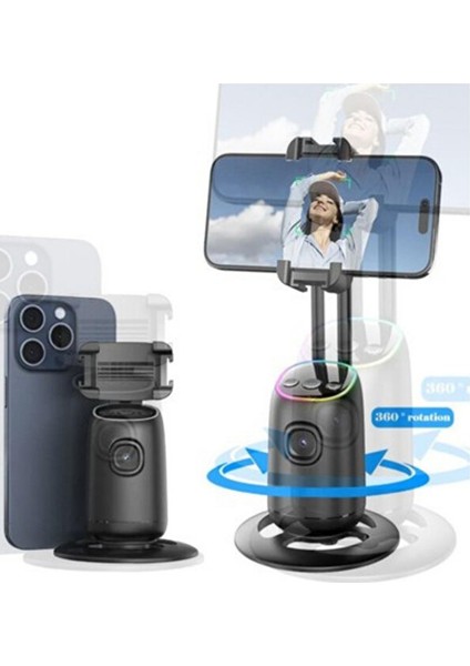 360° Yüz Takip Akıllı Telefon P03 – Canlı Yayın ve Video Kayıt Tripodu fiyatları