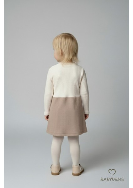 Kız Çocuk Fitilli Elbise %100 Pamuk,uzun Kollu,fiyonklu,yumuşak Dokulu, Şık Günlük,özel Gün Elbisesi fırsatları