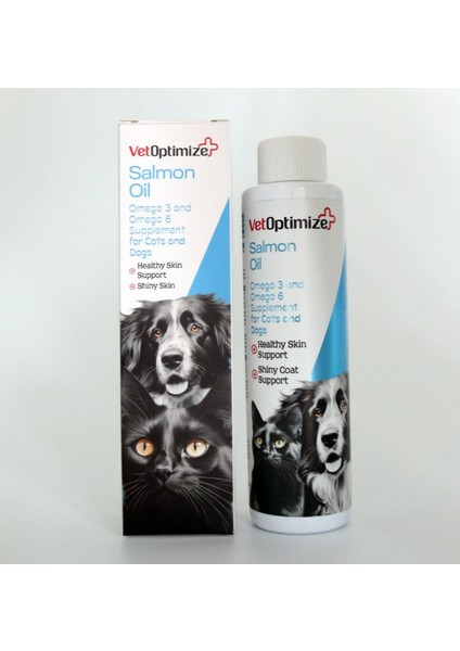 Salmon Oil (Kedi ve Köpekler Için Omega-3 ve Omega-6 Desteği) 250 ml