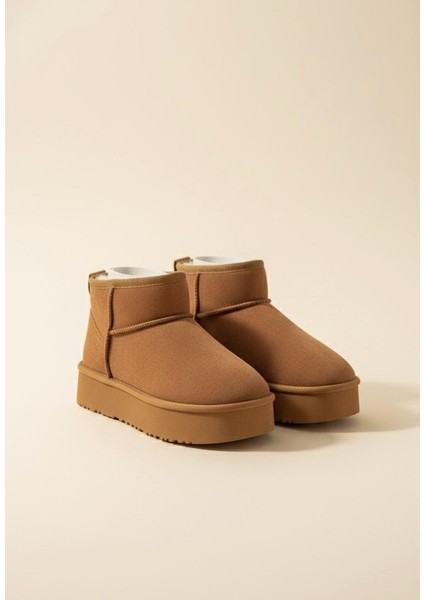 Sp Kahve Süet Içi Kürklü Bot modelleri