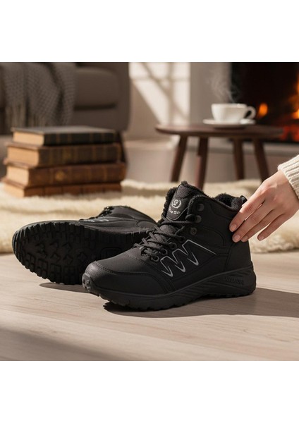 579 Ortopedik Kaymaz Taban Içi Kürklü Kadın Erkek Bot Ayakkabı Unisex Bot fiyatları