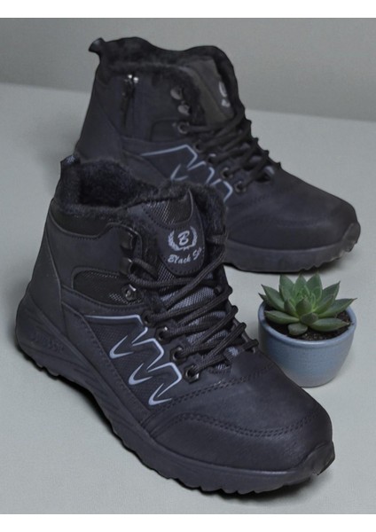 579 Ortopedik Kaymaz Taban Içi Kürklü Kadın Erkek Bot Ayakkabı Unisex Bot modelleri