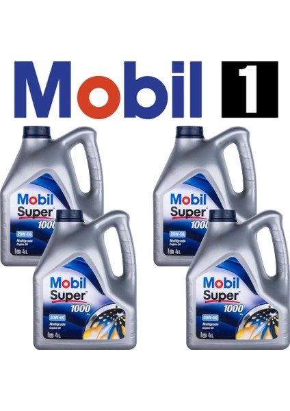 M-SUP1000 X1 20W50 Gsp - Mobil1 4x4 Litre