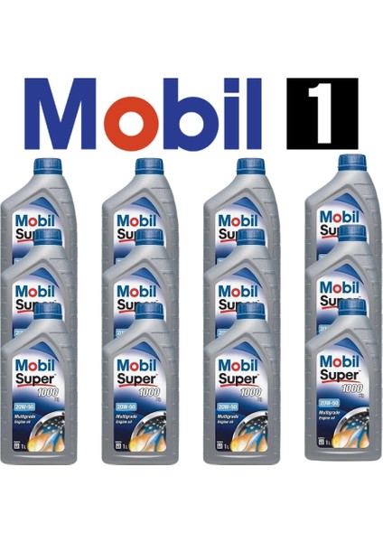 M-SUP1000 X1 20W50 Gsp - Mobil1 4x4 Litre modelleri