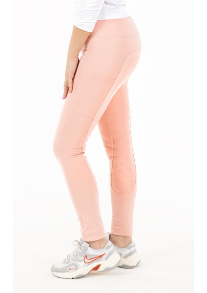 Pembe Çocuk Binici Taytı Kaymaz Silikon Desenli 2025/2026 Kış Koleksiyonu fiyatları