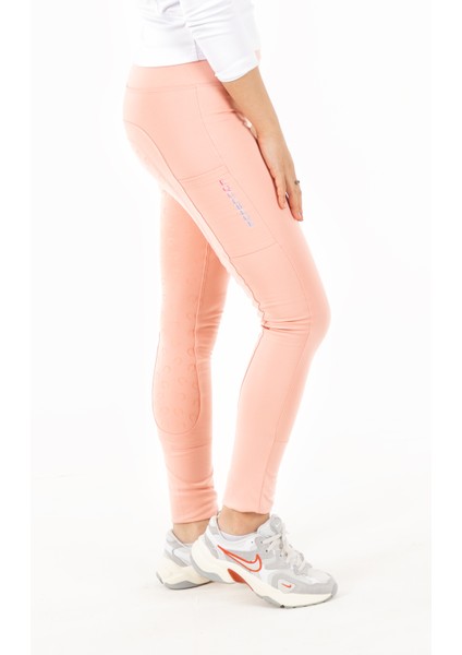 Pembe Çocuk Binici Taytı Kaymaz Silikon Desenli 2025/2026 Kış Koleksiyonu modelleri