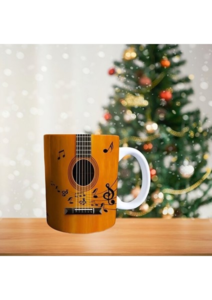Gitar Desenli Porselen Kupa fiyatları