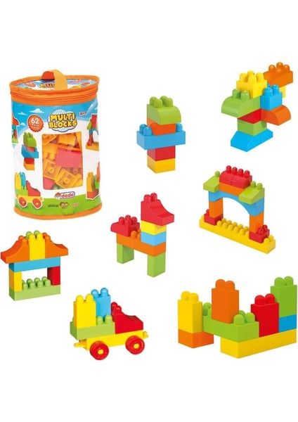 Bfs Nessiworld 01253 Multi Bloklar 62 Parça -Dede