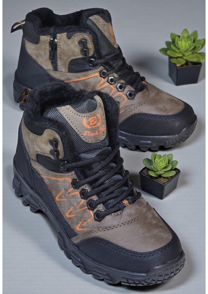 579 Ortopedik Kaymaz Taban Içi Kürklü Kadın Erkek Bot Ayakkabı Unisex Bot modelleri