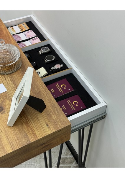 Nfc Kartlı Gizli Bölmeli Dresuar Ceviz modelleri