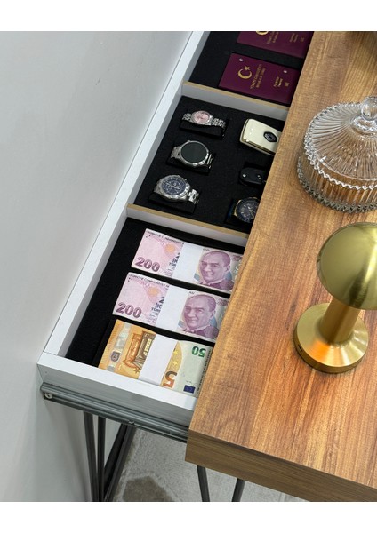 Nfc Kartlı Gizli Bölmeli Dresuar Ceviz fırsatları