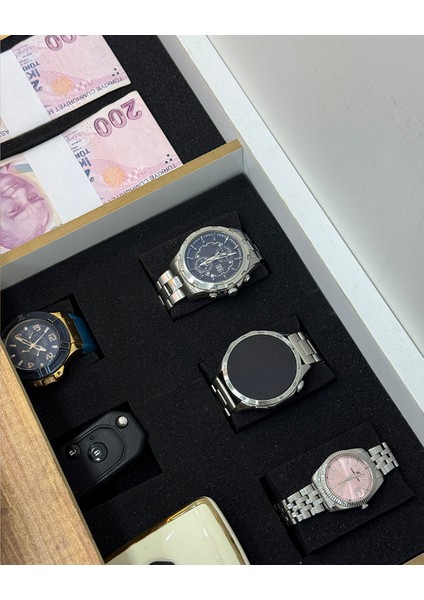 Nfc Kartlı Gizli Bölmeli Dresuar Ceviz