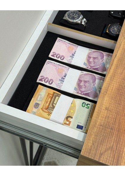 Nfc Kartlı Gizli Bölmeli Dresuar Ceviz