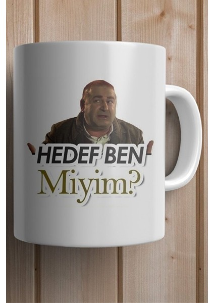 Kolpaçino Baskılı Hedef Ben Miyim? Yazılı Kupa Bardak fiyatları
