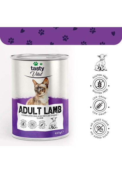 Kuzu Etli Yetişkin Kedi Konserve 415 gr fiyatları