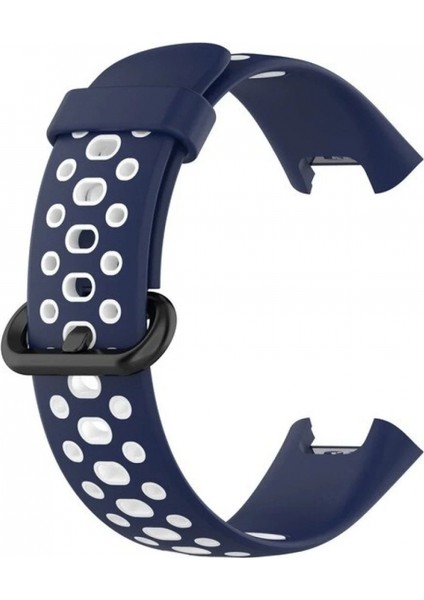 Xiaomi Redmi Watch 2 Spor Delikli Kordon - Lacivert-Beyaz modelleri