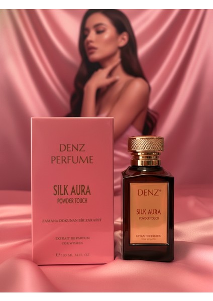 Silk Aura Powder Touch Kadın Parfüm dokunmadan baştan çıkarıcı etki Extrait De Parfüm %40 Esans Oranı