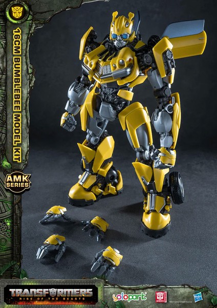 Transformers Bumblebee Prime Başlangıç Rise Of The Beasts Amk Series Model Kit Parçalı Figür 16 cm